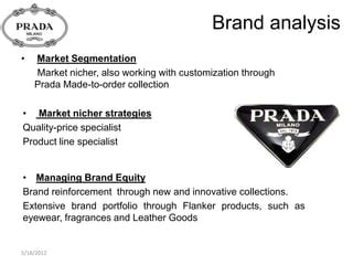 prada targeting strategy|prada distribution strategy.